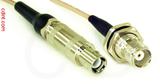 Coaxial Cable, L1 (Lemo 1 compatible) to TNC bulkhead mount female, RG316, 24 foot, 50 ohm