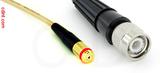 Coaxial Cable, 1/4-32 (S-93 compatible) female to TNC, RG316, 1 foot, 50 ohm