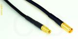 Coaxial Cable, MMCX jack (female contact) to MCX jack (female contact), RG174, 1 foot, 50 ohm