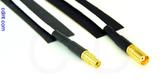 Coaxial Cable, MMCX jack (female contact) to MCX jack (female contact), RG188, 1 foot, 50 ohm