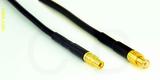 Coaxial Cable, MMCX jack (female contact) to MCX plug (male contact), RG174, 16 foot, 50 ohm