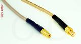 Coaxial Cable, MMCX jack (female contact) to MCX plug (male contact), RG316, 10 foot, 50 ohm