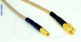 Coaxial Cable, MMCX jack (female contact) to SSMA, RG316, 1 foot, 50 ohm