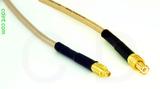 Coaxial Cable, MMCX plug (male contact) to MCX plug (male contact), RG316, 1 foot, 50 ohm