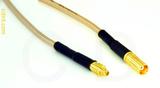 Coaxial Cable, MMCX plug (male contact) to MCX jack (female contact), RG316, 10 foot, 50 ohm