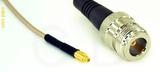 Coaxial Cable, MMCX plug (male contact) to N female, RG316, 1 foot, 50 ohm