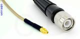 Coaxial Cable, MMCX plug (male contact) to TNC, RG316, 1 foot, 50 ohm