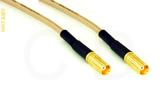 Coaxial Cable, MCX jack (female contact) to MCX jack (female contact), RG316, 24 foot, 50 ohm