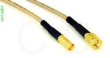 Coaxial Cable, MCX jack (female contact) to SSMA, RG316, 1 foot, 50 ohm