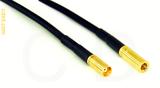 Coaxial Cable, MCX jack (female contact) to SSMB, RG174, 1 foot, 50 ohm