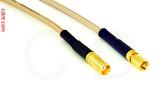 Coaxial Cable, MCX jack (female contact) to SSMC, RG316, 1 foot, 50 ohm