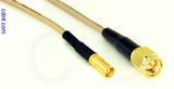 Coaxial Cable, MCX jack (female contact) to SMA, RG316, 1 foot, 50 ohm