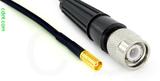 Coaxial Cable, MCX jack (female contact) to TNC, RG174, 1 foot, 50 ohm