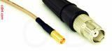 Coaxial Cable, MCX jack (female contact) to TNC female, RG316, 1 foot, 50 ohm