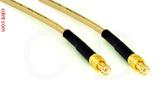 Coaxial Cable, MCX plug (male contact) to MCX plug (male contact), RG316, 10 foot, 50 ohm