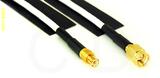 Coaxial Cable, MCX plug (male contact) to SSMA, RG188, 1 foot, 50 ohm