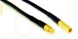 Coaxial Cable, MCX plug (male contact) to SSMB, RG174, 1 foot, 50 ohm