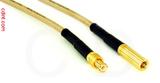 Coaxial Cable, MCX plug (male contact) to SSMB, RG316, 1 foot, 50 ohm