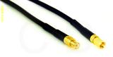 Coaxial Cable, MCX plug (male contact) to SSMC, RG174, 12 foot, 50 ohm