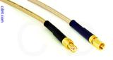 Coaxial Cable, MCX plug (male contact) to SSMC, RG316, 1 foot, 50 ohm