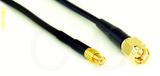 Coaxial Cable, MCX plug (male contact) to SMA, RG174 low noise, 3 foot, 50 ohm