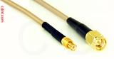 Coaxial Cable, MCX plug (male contact) to SMA, RG316 double shielded, 5 foot, 50 ohm