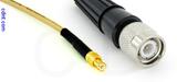 Coaxial Cable, MCX plug (male contact) to TNC, RG316, 1 foot, 50 ohm