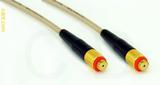 Coaxial Cable, 10-32 (Microdot compatible) female to 10-32 (Microdot compatible) female, RG316, 1 foot, 50 ohm