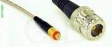 Coaxial Cable, 10-32 (Microdot compatible) female to N female, RG316, 1 foot, 50 ohm