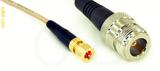 Coaxial Cable, 10-32 hex (Microdot compatible) to N female, RG316, 1 foot, 50 ohm