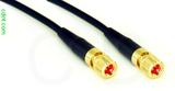 Coaxial Cable, 10-32 (Microdot compatible) to 10-32 (Microdot compatible), RG174 low noise, 1 foot, 50 ohm