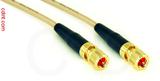 Coaxial Cable, 10-32 (Microdot compatible) to 10-32 (Microdot compatible), RG316, 1 foot, 50 ohm