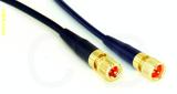 Coaxial Cable, 10-32 (Microdot compatible) to 1/4-32 (S-93 compatible), RG174, 1 foot, 50 ohm