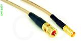 Coaxial Cable, 10-32 (Microdot compatible) to MCX jack (female contact), RG316, 1 foot, 50 ohm