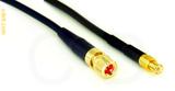 Coaxial Cable, 10-32 (Microdot compatible) to MCX plug (male contact), RG174, 1 foot, 50 ohm