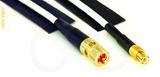 Coaxial Cable, 10-32 (Microdot compatible) to MCX plug (male contact), RG188 low noise, 50 foot, 50 ohm