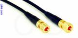 Coaxial Cable, 10-32 (Microdot compatible) to 10-32 hex (Microdot compatible), RG174, 1 foot, 50 ohm