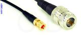 Coaxial Cable, 10-32 (Microdot compatible) to N female, RG174, 1 foot, 50 ohm