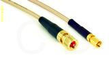 Coaxial Cable, 10-32 (Microdot compatible) to SSMC, RG316, 4 foot, 50 ohm