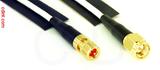 Coaxial Cable, 10-32 (Microdot compatible) to SMA, RG188, 1 foot, 50 ohm