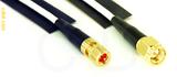 Coaxial Cable, 10-32 (Microdot compatible) to SMA, RG188 low noise, 1 foot, 50 ohm