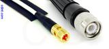 Coaxial Cable, 10-32 (Microdot compatible) to TNC, RG188, 1 foot, 50 ohm