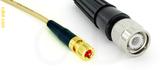 Coaxial Cable, 10-32 (Microdot compatible) to TNC, RG316, 1 foot, 50 ohm