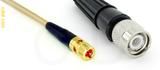 Coaxial Cable, 10-32 (Microdot compatible) to TNC, RG316 double shielded, 1 foot, 50 ohm