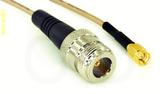 Coaxial Cable, N female to SSMA, RG316, 1 foot, 50 ohm