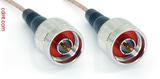 Coaxial Cable, N to N, RG316, 1 foot, 50 ohm