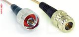 Coaxial Cable, N to N female, RG316, 1 foot, 50 ohm