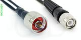 Coaxial Cable, N to TNC, RG188, 1 foot, 50 ohm