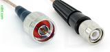 Coaxial Cable, N to TNC, RG316 double shielded, 1 foot, 50 ohm