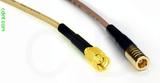 Coaxial Cable, SSMA to SMB plug (female contact), RG316, 10 foot, 50 ohm